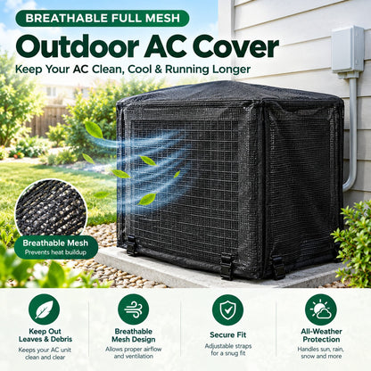 🎉 2026 Sale — Over 19,000 Sold! 💞 All-Season Air Conditioner Cover – Year-Round Shield 🌸