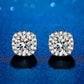 🌸 50% OFF NOW! 🌸Moissanite Silver Earrings – Hypoallergenic & Radiant Everyday Elegance 🎁