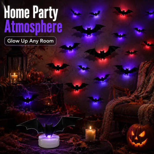 📢📢50% OFF !! ⏰ 2026 New Halloween 3D Lighted Bats