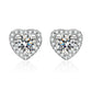 🌸 50% OFF NOW! 🌸Moissanite Silver Earrings – Hypoallergenic & Radiant Everyday Elegance 🎁