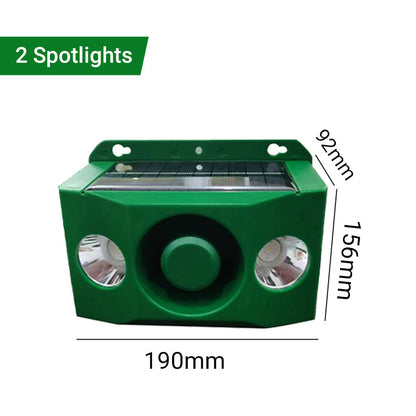 🔥💯Beast Repellent Solar Warning Lights with Loud Volume