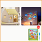 📢📢 50% OFF🎁 Kids Play Tent House – Cozy Indoor Hideaway with Checkered Curtains & Reading Nook