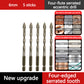 📢📢50% OFF !! ⏰4-Flute Eccentric Drill Bit Kit – Titanium-coated & multi-material ✨