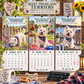📢📢50% OFF !! ⏰2027 West Highland Terriers Through The Seasons Wall Calendar | Cute Westie Outdoor Adventure Hanging Calendar🐶