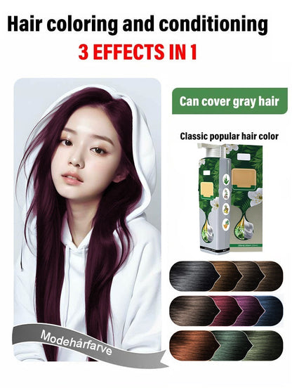 🎉Autumn Hot Sale🎉Pure Plant Extract For Grey Hair Color Bubble Dye