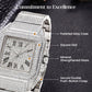 📢📢50% OFF !! ⏰Luxury Square Rhinestone Watch