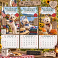 📢📢50% OFF !! ⏰2027 West Highland Terriers Through The Seasons Wall Calendar | Cute Westie Outdoor Adventure Hanging Calendar🐶