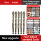📢📢50% OFF !! ⏰4-Flute Eccentric Drill Bit Kit – Titanium-coated & multi-material ✨