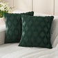 📢📢50% OFF !! ⏰Soft Plush Cushion Cover with Embroidered Geometric Diamond Pattern Minimalist Solid Color Throw Pillow