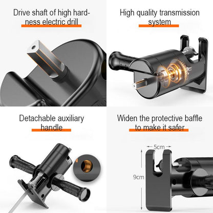 🔧 50% OFF NOW! 🌲 Multifunction Reciprocating Saw Adapter – Turns Your Drill into a Cutting Tool – Wood, Metal & Plastic 🛠️