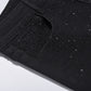 Rhinestone Embellished Slim-Fit Black Denim Stretch Jeans