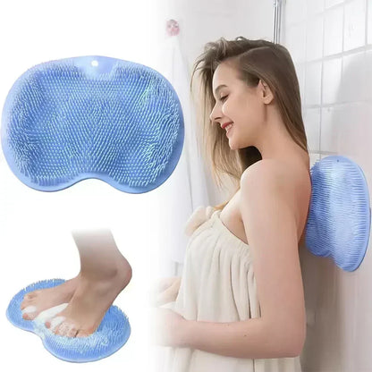 📢 50% OFF! Shower Scrubber Mat – Dual-Sided Cleaning & Massage for Your Daily Shower ✨❤️