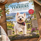 📢📢50% OFF !! ⏰2027 West Highland Terriers Through The Seasons Wall Calendar | Cute Westie Outdoor Adventure Hanging Calendar🐶