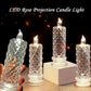 ✨🕯️LED Crystal Candle Lights 🌈Battery Operated with 6 Hour Timer