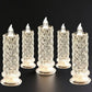 ✨🕯️LED Crystal Candle Lights 🌈Battery Operated with 6 Hour Timer