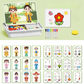 🎉HOT SALE🎉Magnetic Puzzles Face Dress Up Travel Game Double Side Preschool Educational Learning Toy for Kids