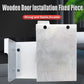 📢📢50% OFF !! ⏰Wooden Door Installation Fixed Piece