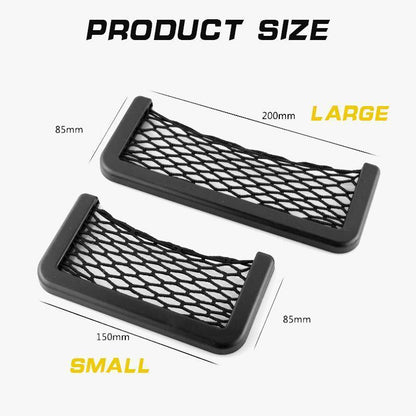 📢📢 50% OFF🚗 Car Storage Net Pocket – Stretchable Mesh Organizer for Phones & Everyday Essentials