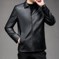❄️Winter Specials 50% off🔥Men's Casual Business Lapel PU Leather Jacket