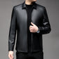 ❄️Winter Specials 50% off🔥Men's Casual Business Lapel PU Leather Jacket