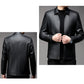 ❄️Winter Specials 50% off🔥Men's Casual Business Lapel PU Leather Jacket