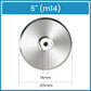🔥Hot Sale🔥3" 4" 5" Aluminum Backer Pads with Thread for Sanding Polishing