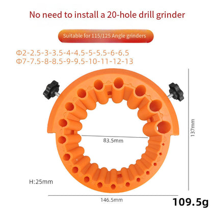 🔥Multipurpose Drill Bit Sharpener for Angle Grinders🔧