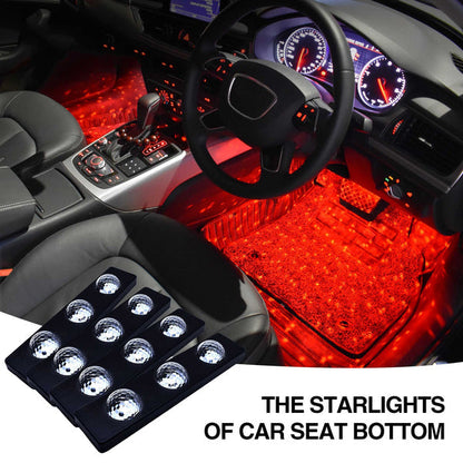 📢📢 50% OFF🌌Car Interior USB Star Light 4 PCS(7 Color Voice Control with Remote Control)