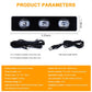 📢📢 50% OFF🌌Car Interior USB Star Light 4 PCS(7 Color Voice Control with Remote Control)
