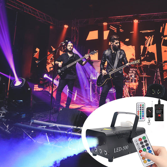 🔥Portable Fog Machine with LED Lights & Remote Control