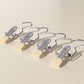 Anti-rust Clip Space-saving Clothespin Hat Pants Storage Hanging Travel Hook