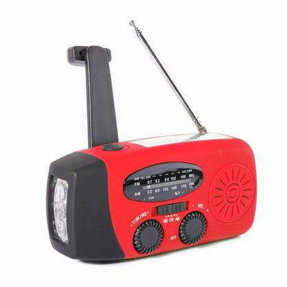 📢📢 50% OFF📻 Portable Solar Emergency Radio – Hand Crank, Phone Charger & Weather Alerts