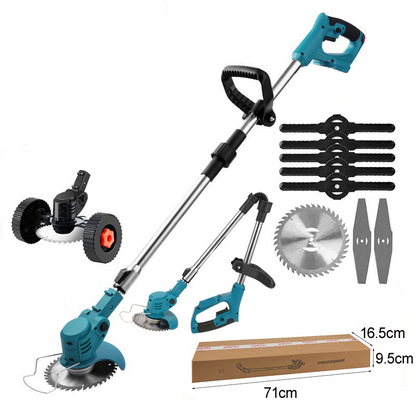 🔥 1800W Foldable Lawn Mower ✅ 3 Blade Types & Adjustable Design | Powerful Cordless Yard Work 🌿