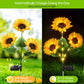 🌻 Solar Sunflower Lights ✅ Waterproof & Auto On/Off | Glowing Garden Decor ✨