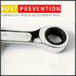 CR-V Steel Ratcheting Combination Wrench