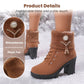 ⏳Limited-time 50% off👢Women's Thick Warm Chunky Heel Boots