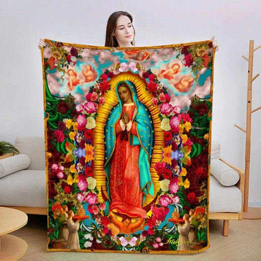 🔥HOT SALE 50% OFF🔥Delicately Printed Cozy Thick Blanket