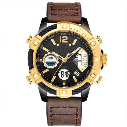 🔥Limited-time 50% OFF✨⌚Rugged dual‑display sports watch — digital + analog, 3ATM waterproof, and built for everyday wear.