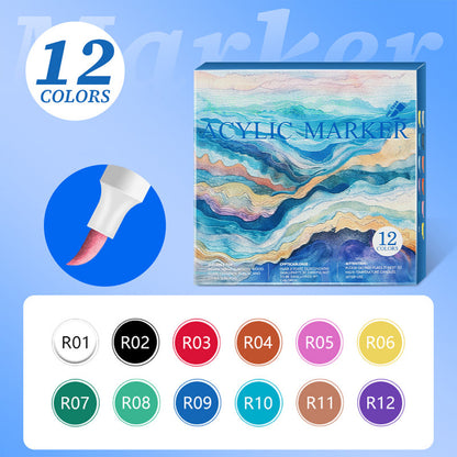 🎄Christmas Sale 60% OFF🔥Multi-Purpose Quick-Dry Acrylic Marker Set