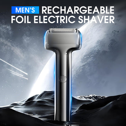 📢📢 50% OFF🪒Men's Rechargeable Foil Electric Shaver – Smooth, Portable, Quiet 🧔