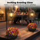 💎 50% OFF! 💎 Outdoor Solar Garden Light with Planter Base – Vintage Warm Glow, All-Weather Iron Design & Dual Function 🌸🌙
