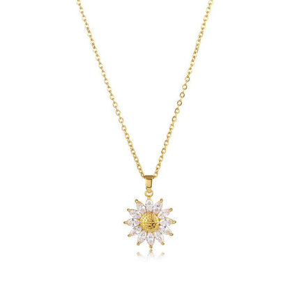 📢📢50% OFF !! ⏰ Sunflower Pendant Necklace for Women