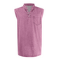 📢📢50% OFF !! ⏰Retro Style Sleeveless T-Shirt with Three Buttons