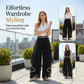 🎁2026 New Arrivals 50% OFF💥 Women's Wide-Leg Pants – Flowy, Gold Trim, Elegant, Versatile 🍂