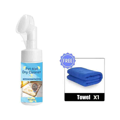 📢📢50% OFF !! ⏰ Waterless Pet Mat Foam Cleaner – With brush & quick refresh ✨