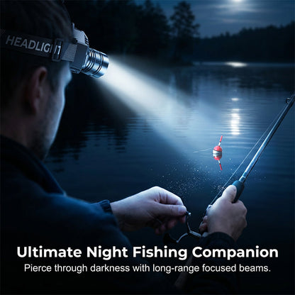 📢📢50% OFF !! ⏰Rechargeable Ultra-Bright LED Headlamp