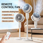 ❄️ Adjustable Remote Control Oscillating Fan – Quiet, USB-Powered & Versatile for Desk or Floor Use ✨🌀