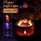 🌋 Volcanic Flame Aroma Diffuser – Quiet Mist, Ambient Lighting & Remote-Control Convenience ✨🕯️