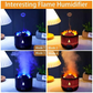 🌋 Volcanic Flame Aroma Diffuser – Quiet Mist, Ambient Lighting & Remote-Control Convenience ✨🕯️