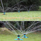 💦 12-Nozzle Garden Sprinkler ✅ Flexible Tubes & 360° Coverage | Easy Watering Control 🌿
